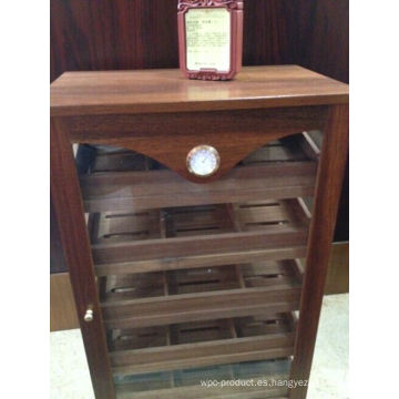 Gabinete de cigarros de madera de teca en América del Sur